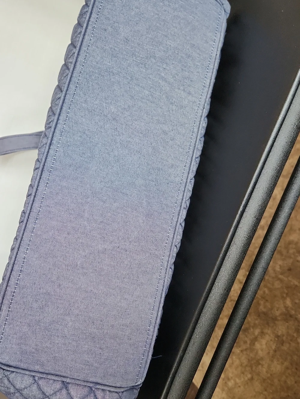 Vera Bradley Quilted Baby Bag in Dusty Blue